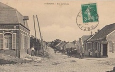 carte postale prémont rue de bohain