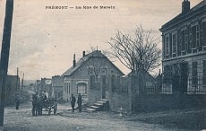 carte postale prémont rue de maretz