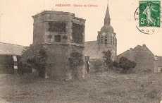 carte postale prémont tour pigeonnier